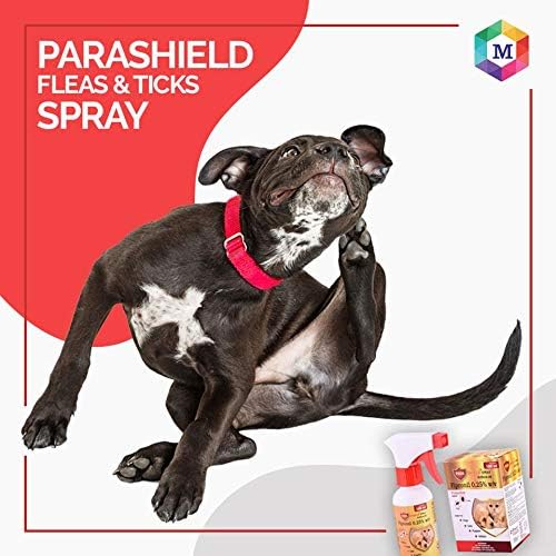 Parashield Fleas & Ticks Spray for Dogs and Cats - 250 ML