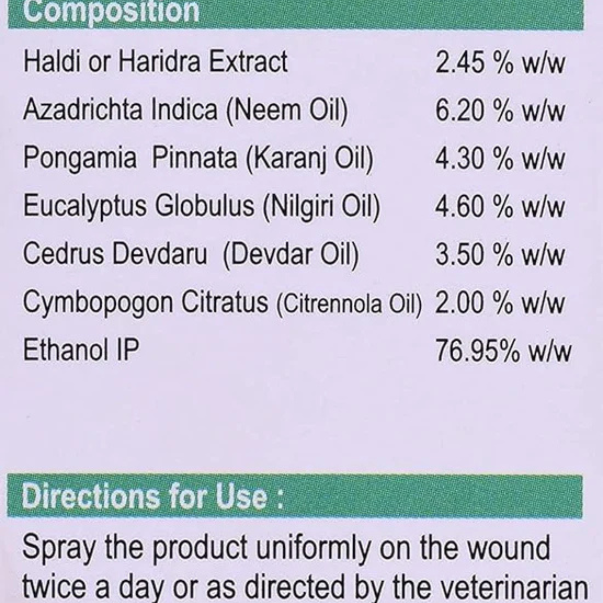 WoundNex Spray for Dogs & Cats | Natural Antiseptic Spray for Skin & Coat | Promotes Quick Recovery from Cuts, Wounds, and Skin Infections | Safe for Puppies & Kittens | 100ml