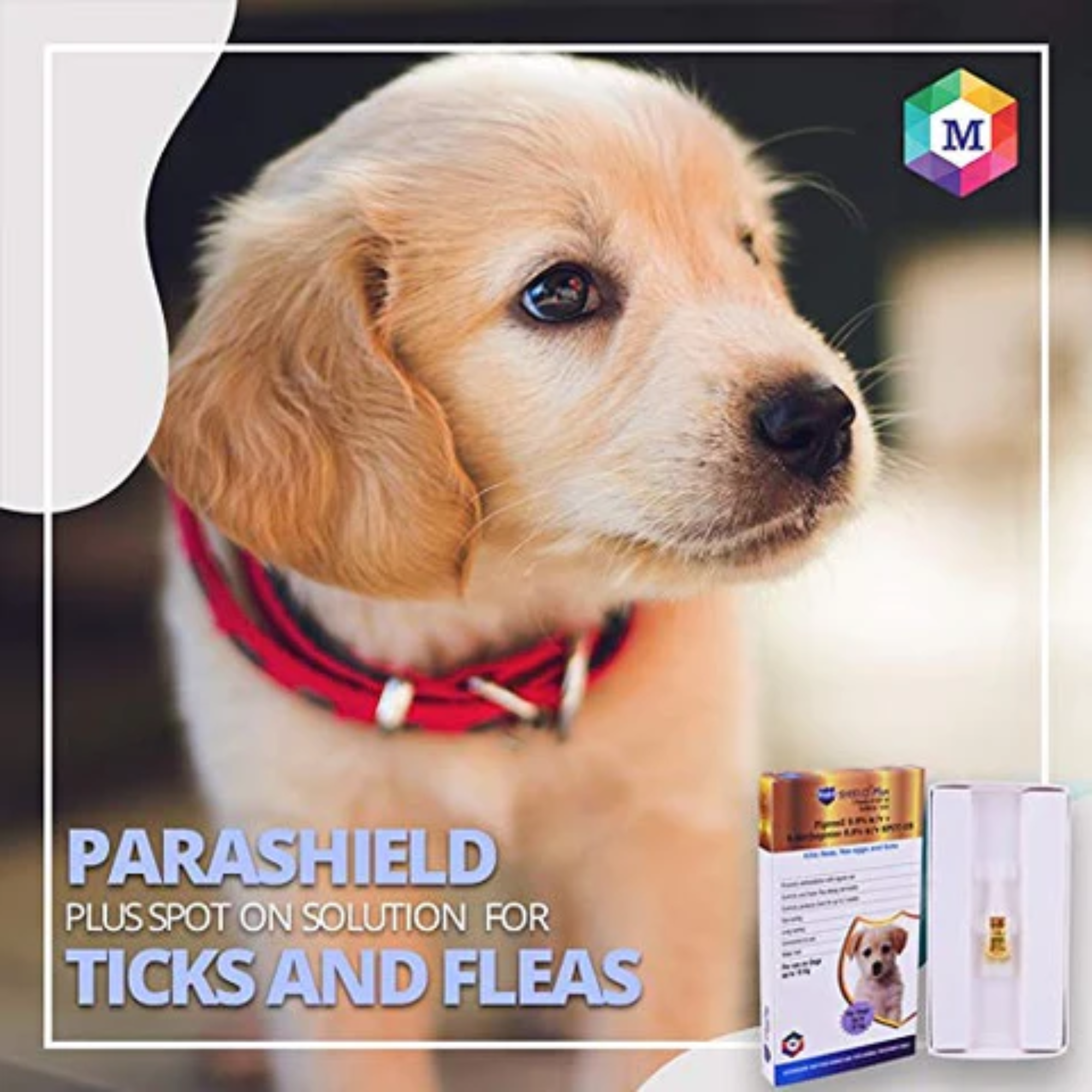 Parashield Plus Spot On Solution For Ticks And Fleas - Dog (Up To 10 Kg)
