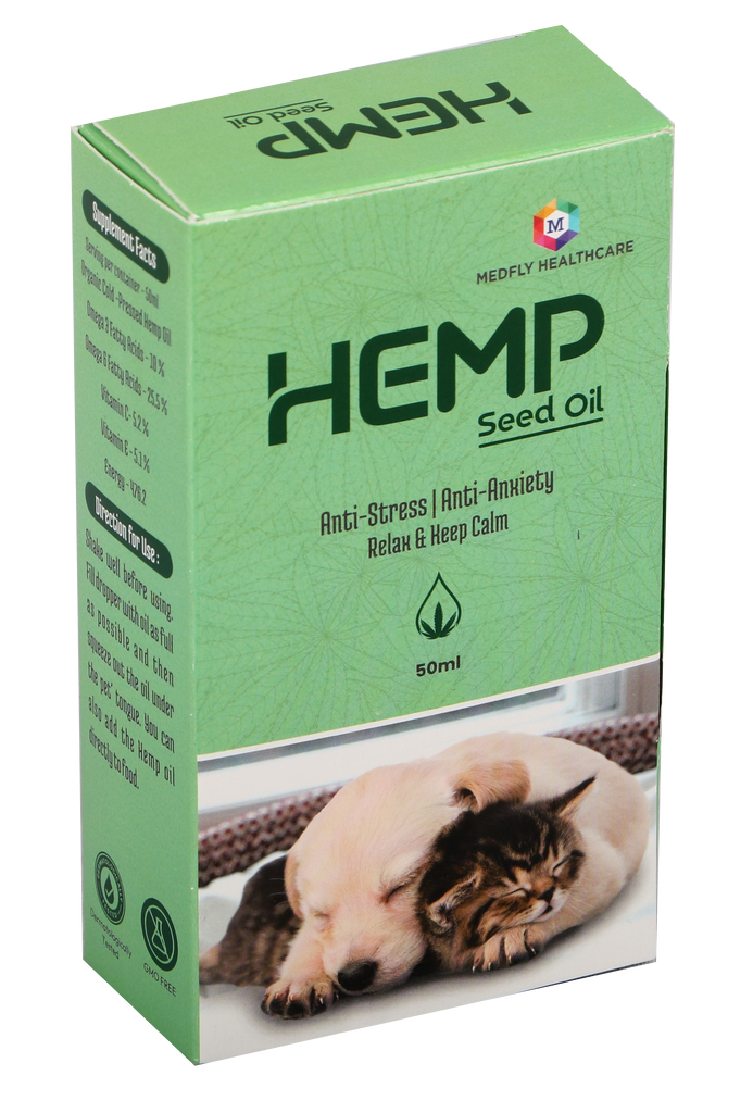 Medfly Hemp Seed Oil for Dogs & Cats