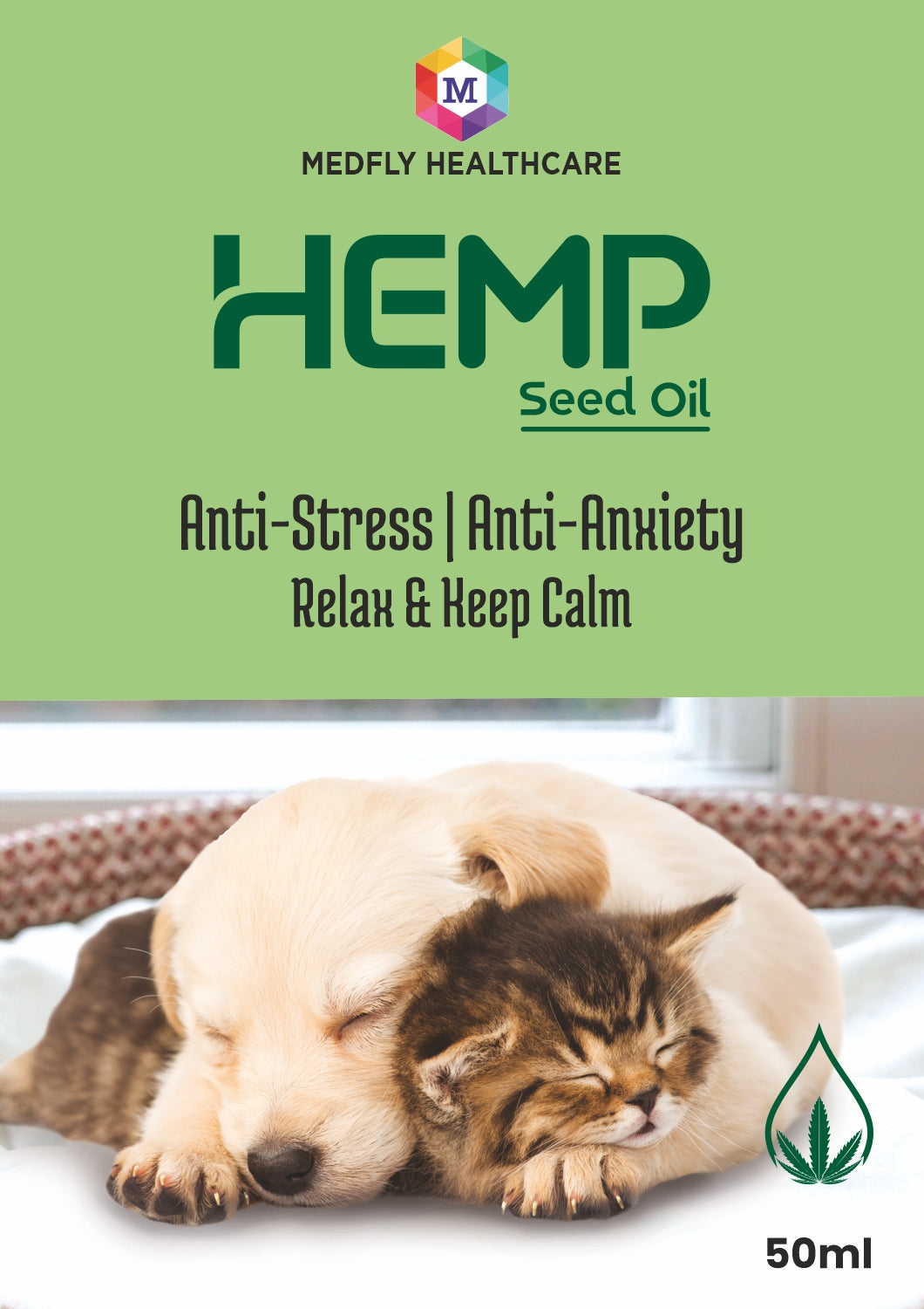 Medfly Hemp Seed Oil for Dogs & Cats