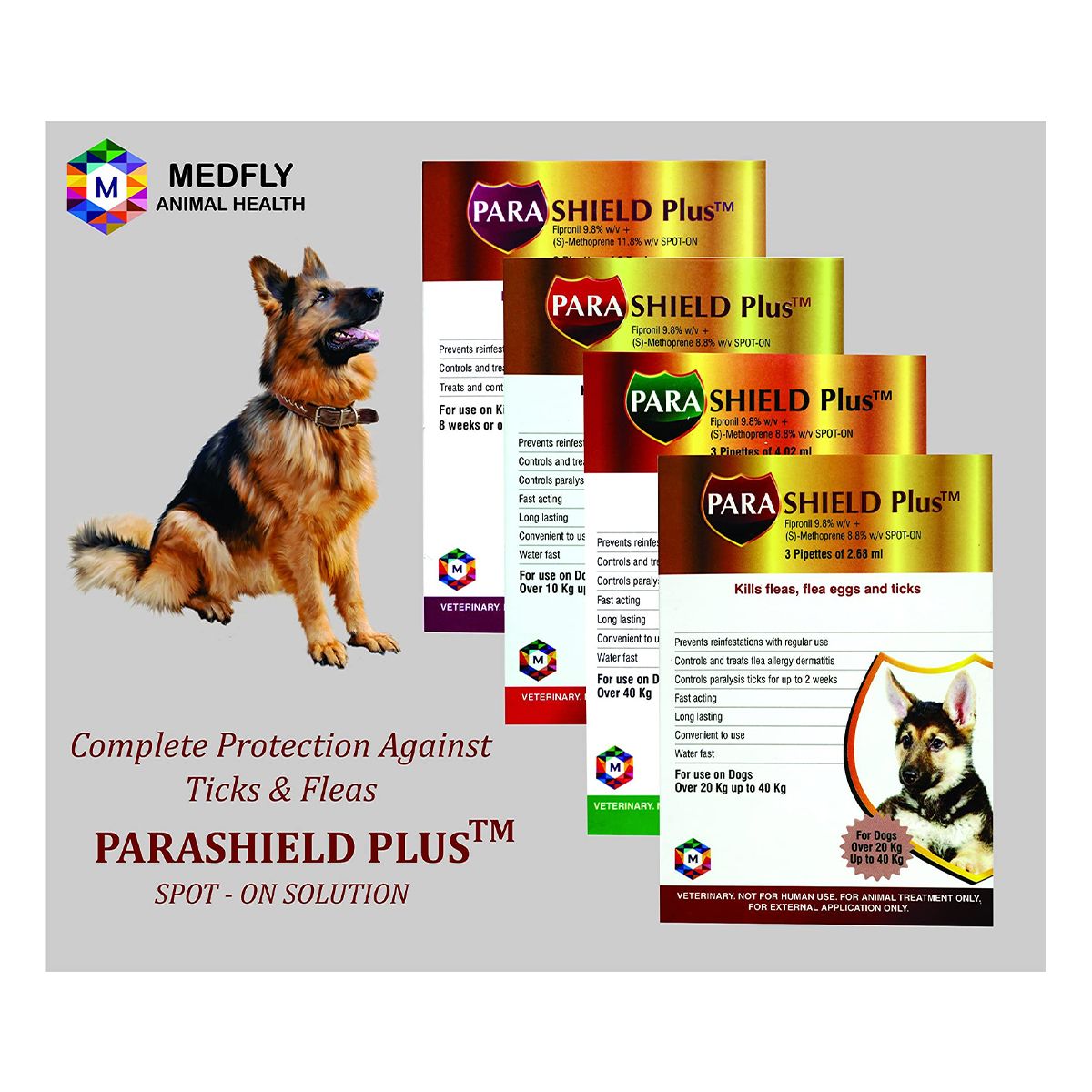 Medfly Healthcare Parashield Plus For Dogs