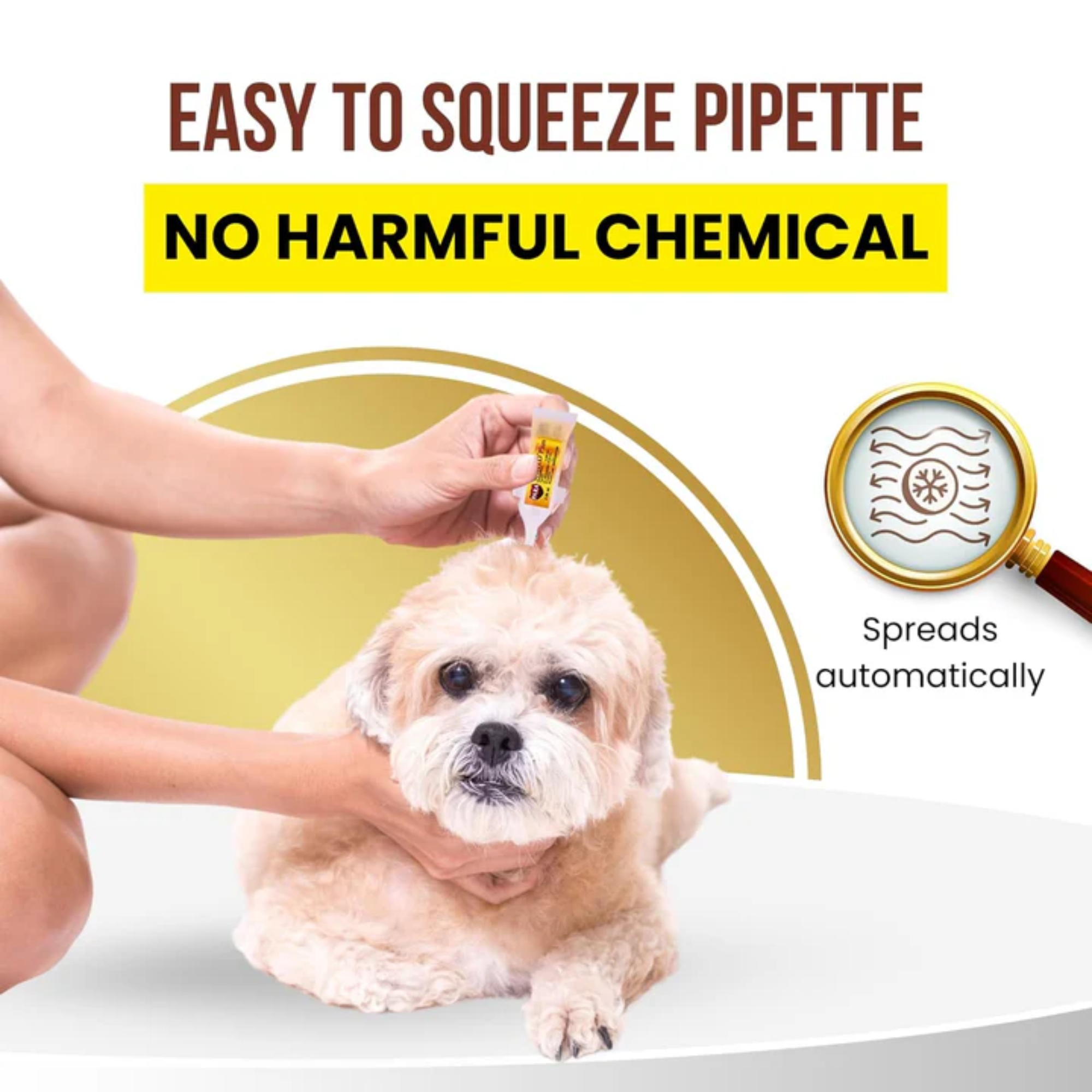 Parashield Plus Spot On Treatment for Dogs Over 40 kg (TICKFREE) | Solution for Ticks and Fleas - Fipronil Formula for Healthy, Happy Pets